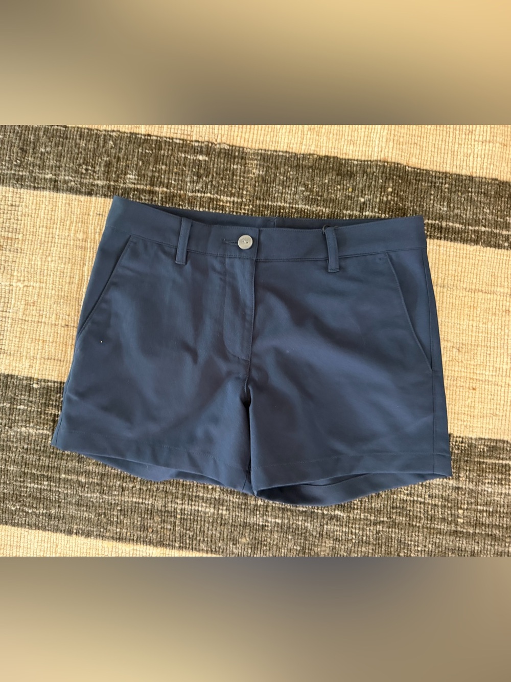 Puma Girls Golf Shorts Navy Blue Medium